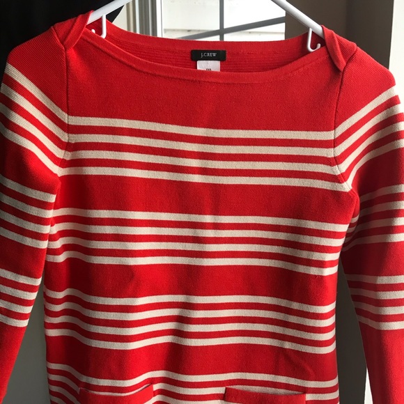 📣 EUC J Crew stripes top with front pockets - Picture 2 of 4